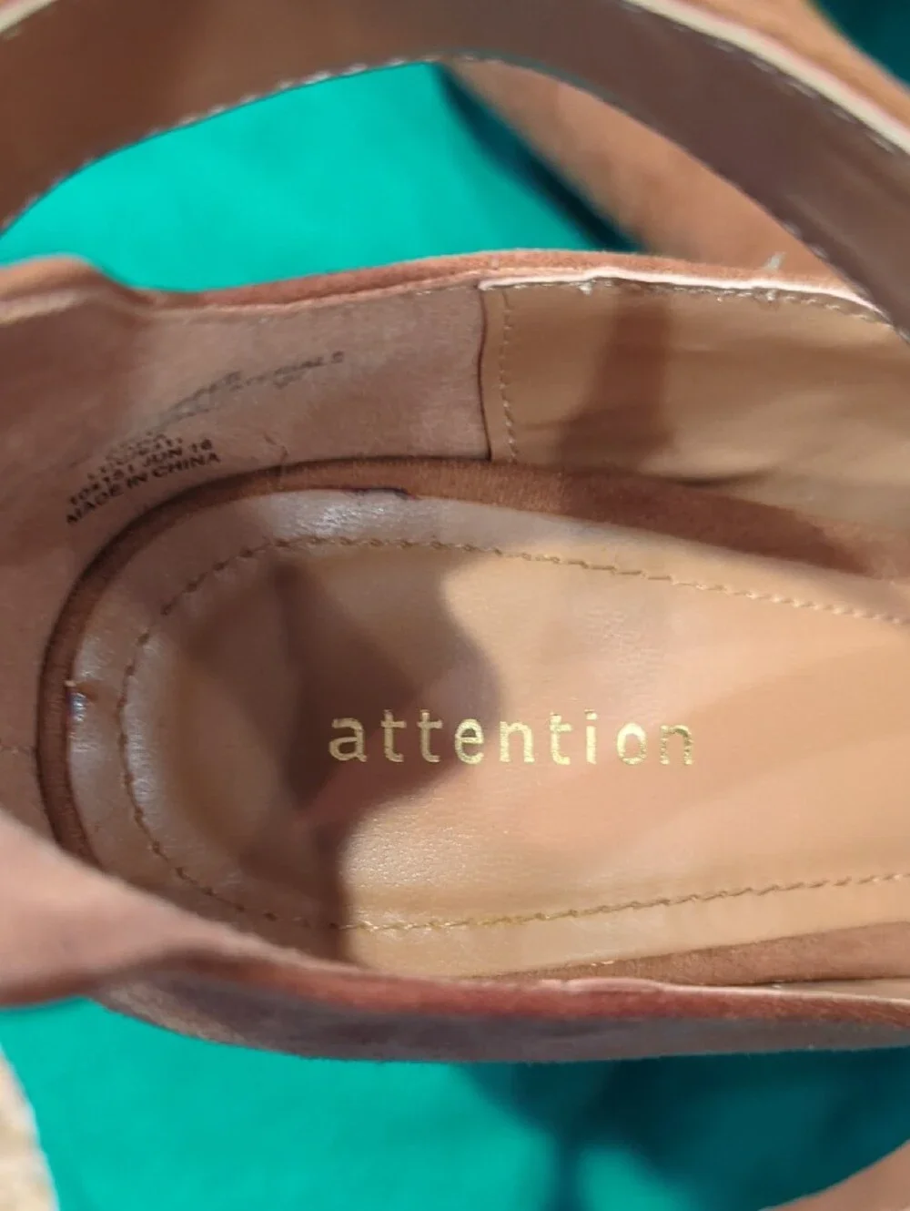 Attention T-Strap Suede Pumps in Cognac Brown